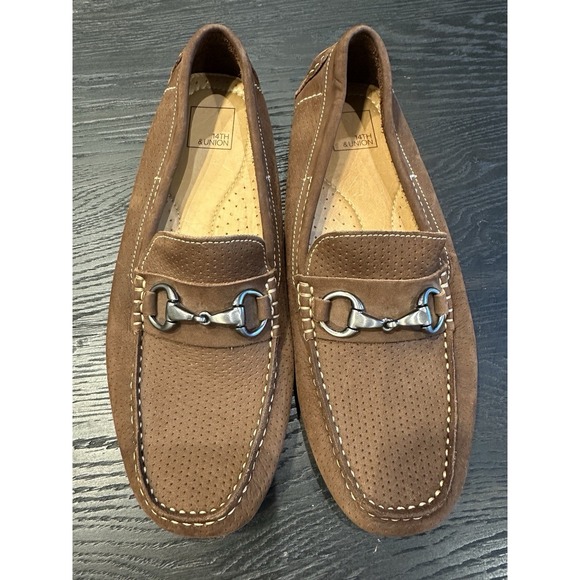 14TH AND UNION Other - MEN'S 14TH AND UNION HORSE BIT DRIVERS IN DARK BROWN PERFFERATED SIZE 8